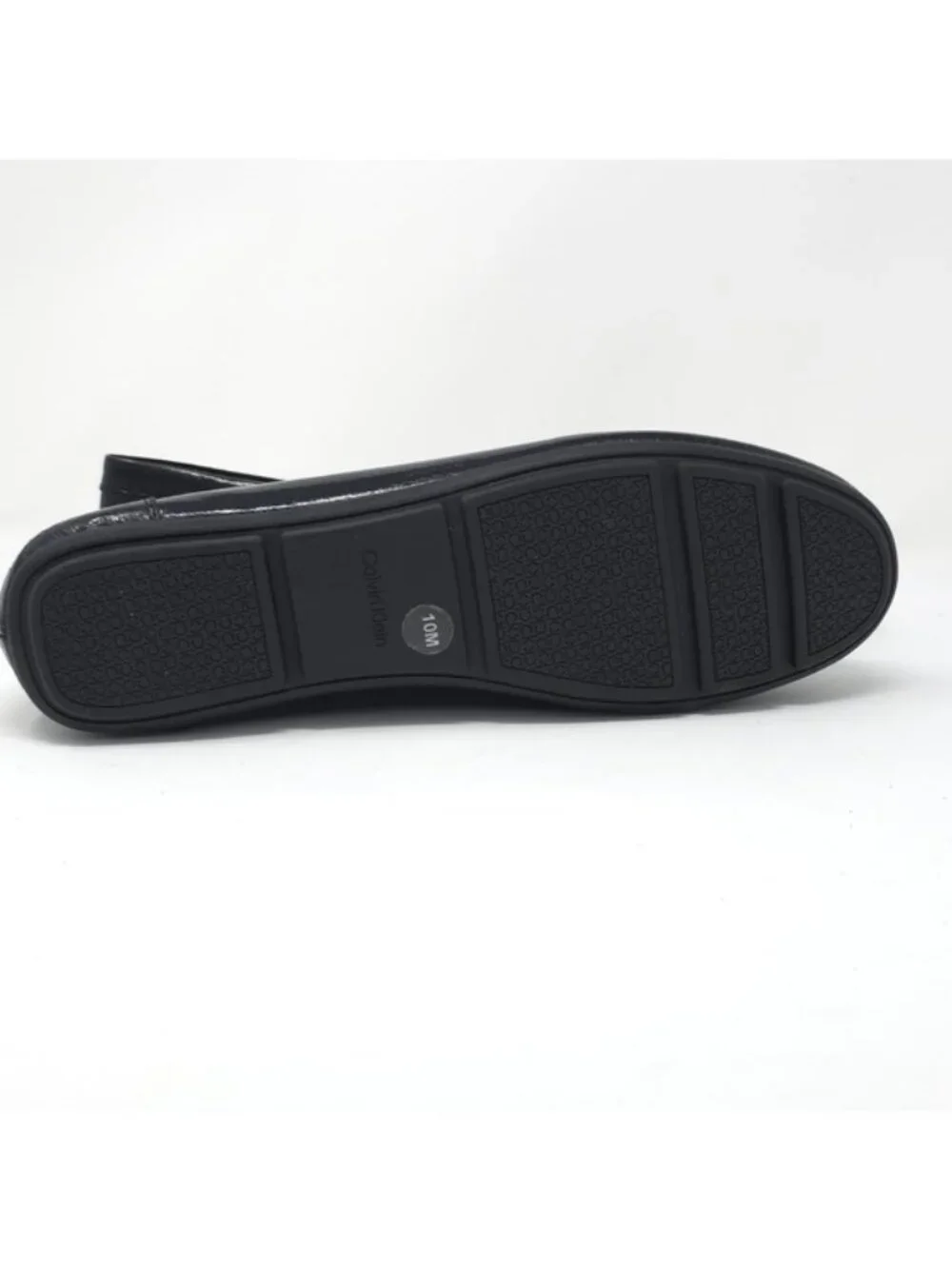 Calvin Klein Women's Lenika Loafer, Black Snake 002, 10M